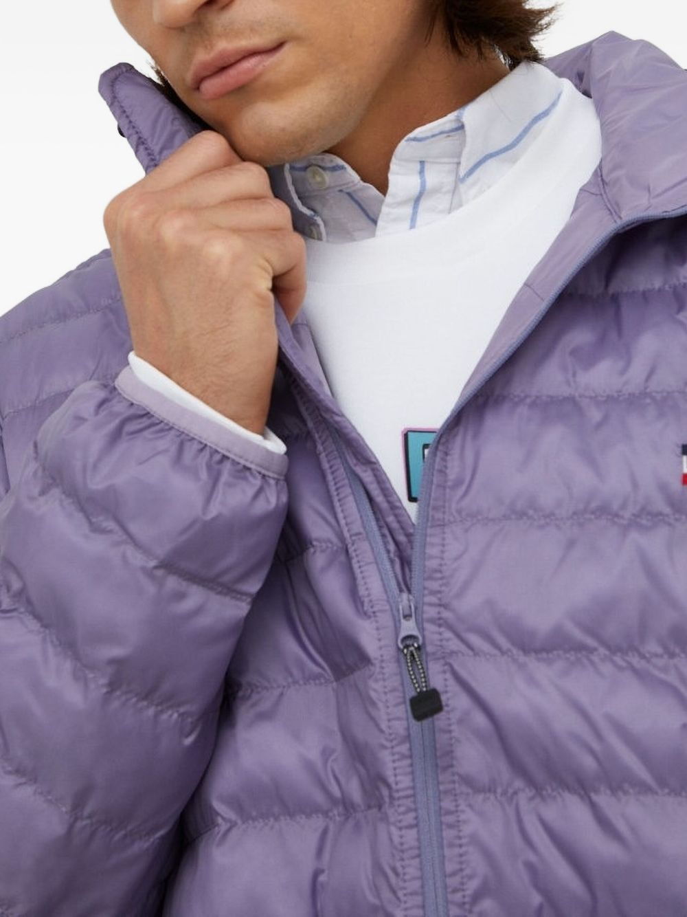 quilted hooded jacket - 4