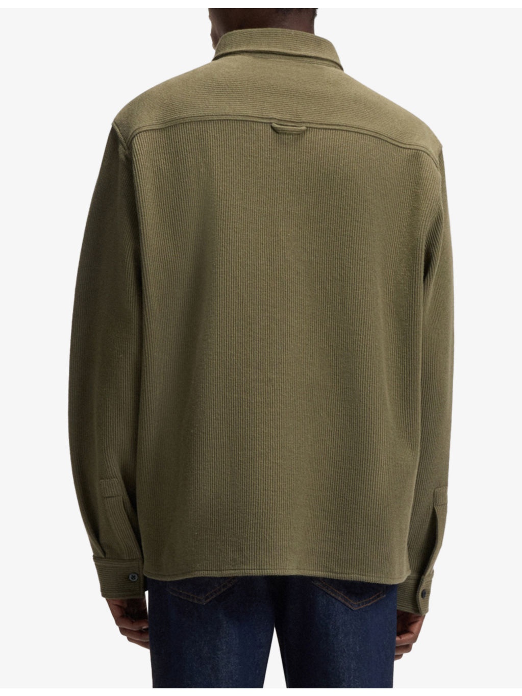 Logo-Tag Regular-Fit Cotton-Blend Shirt - 4