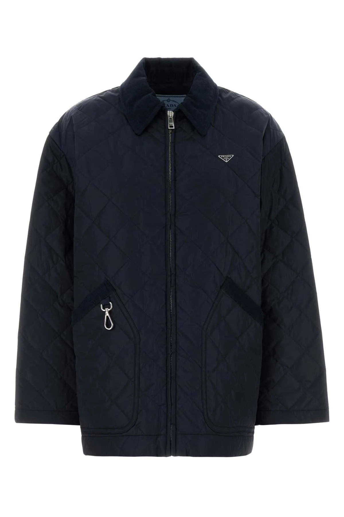 Prada Women Navy Blue Re-Nylon Jacket - 1