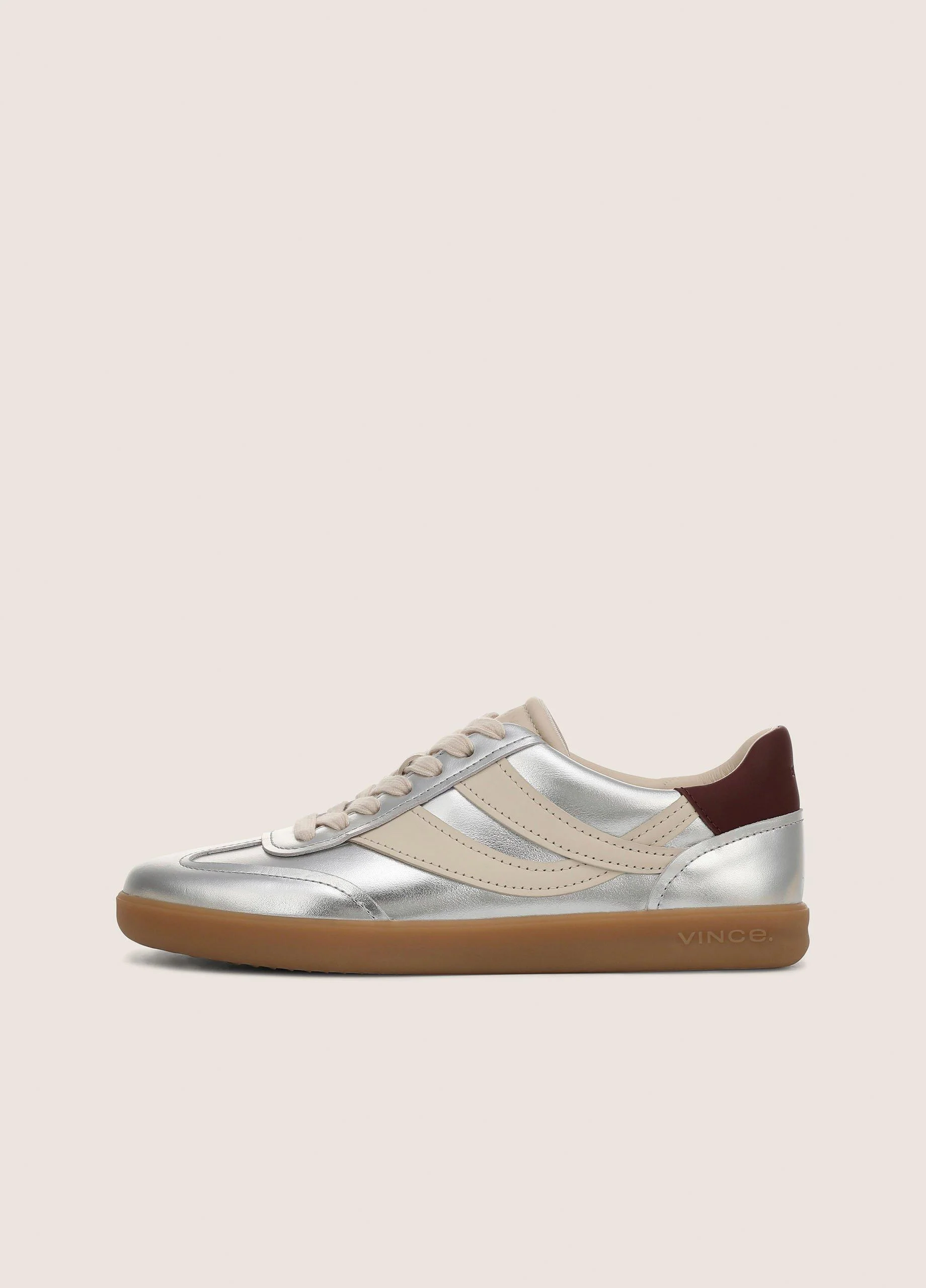 Oasis Metallic Leather Sneaker - 1