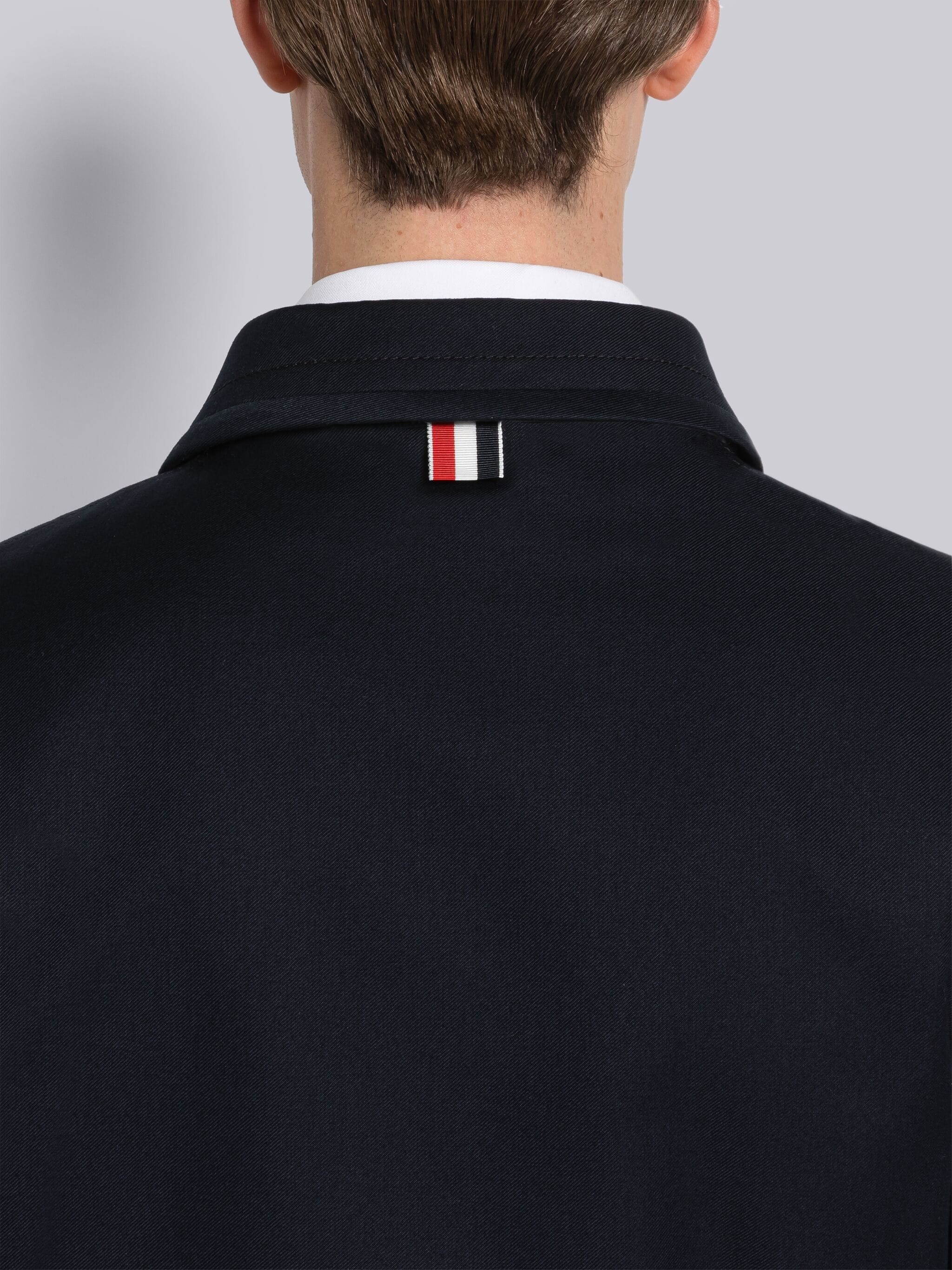Cotton 4-Bar Tipping Patch Pocket Golf Jacket - 5