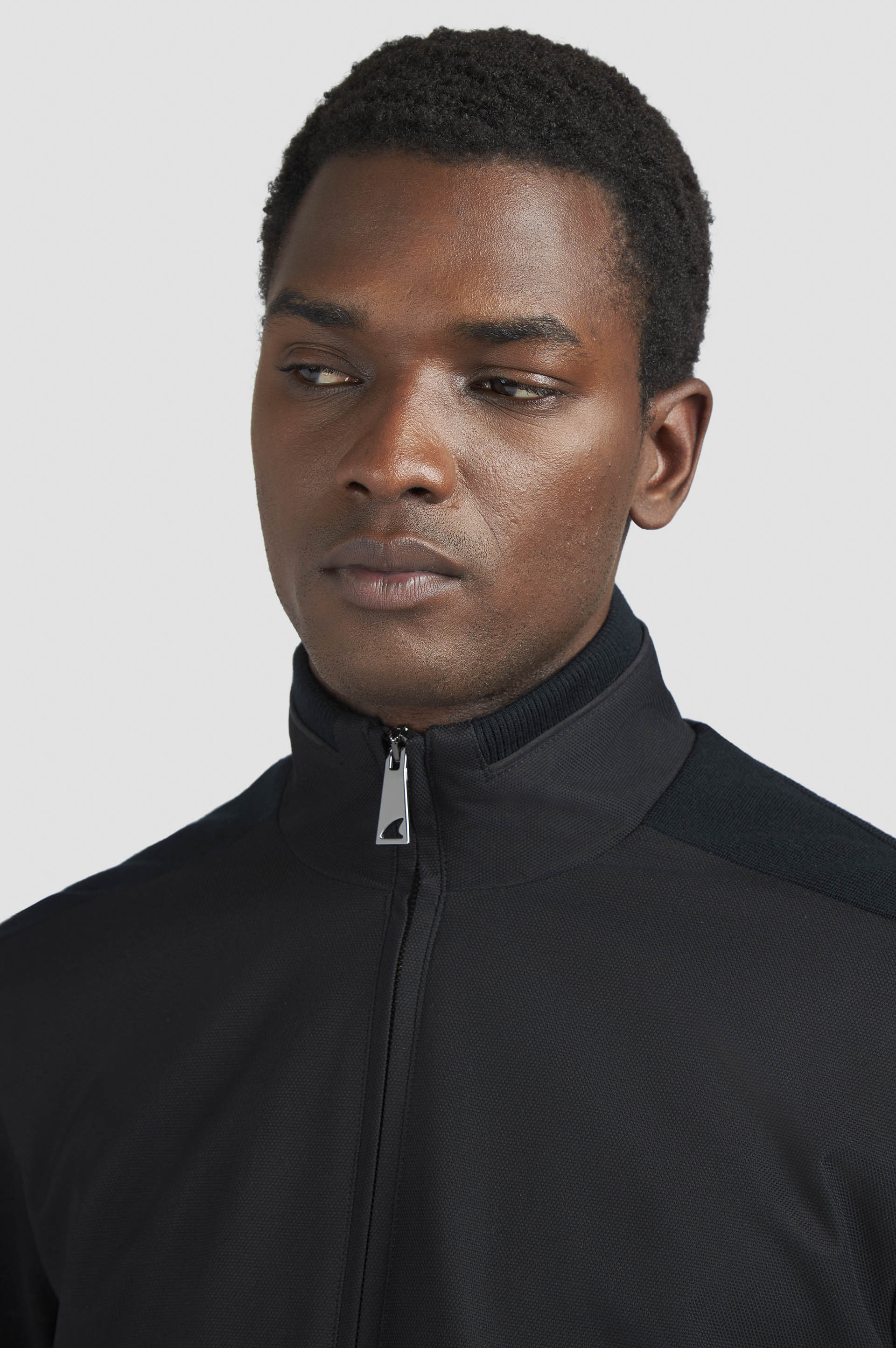 X-SOFT HYBRID ZIP-UP SWEATER IN SOFT COOL TOUCH WOOL AND TYPHOON® - 4