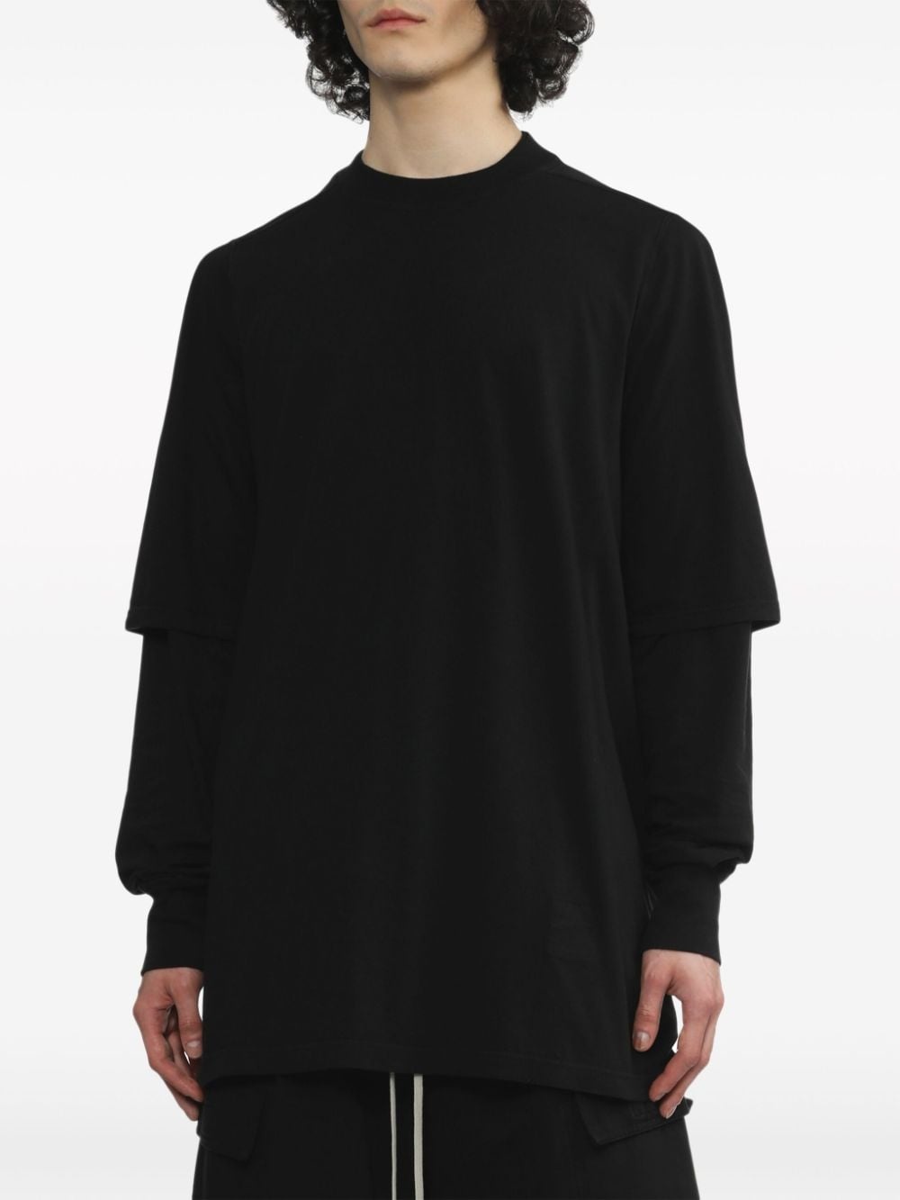 double-layered cotton T-shirt - 3