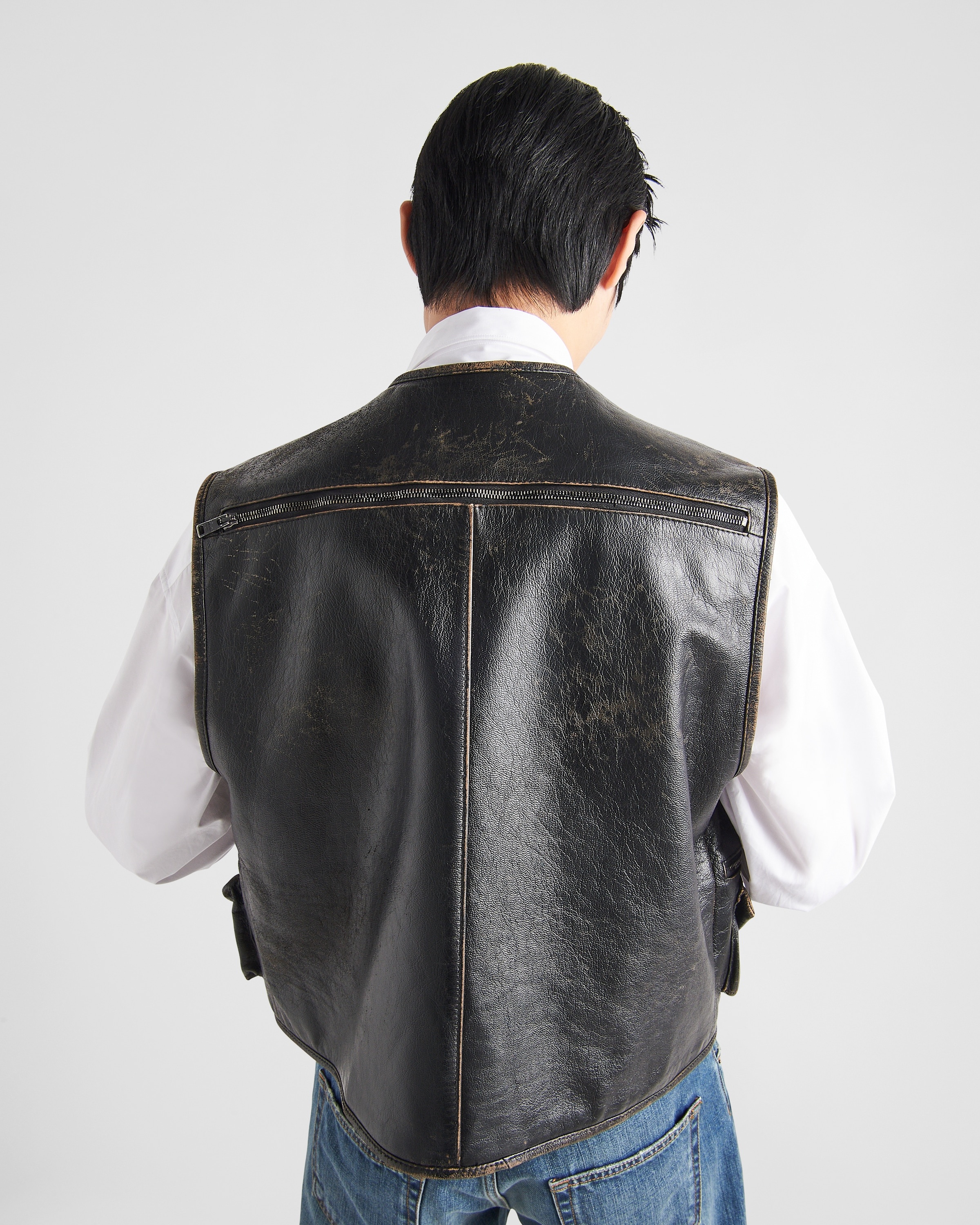 Prada Leather vest | REVERSIBLE