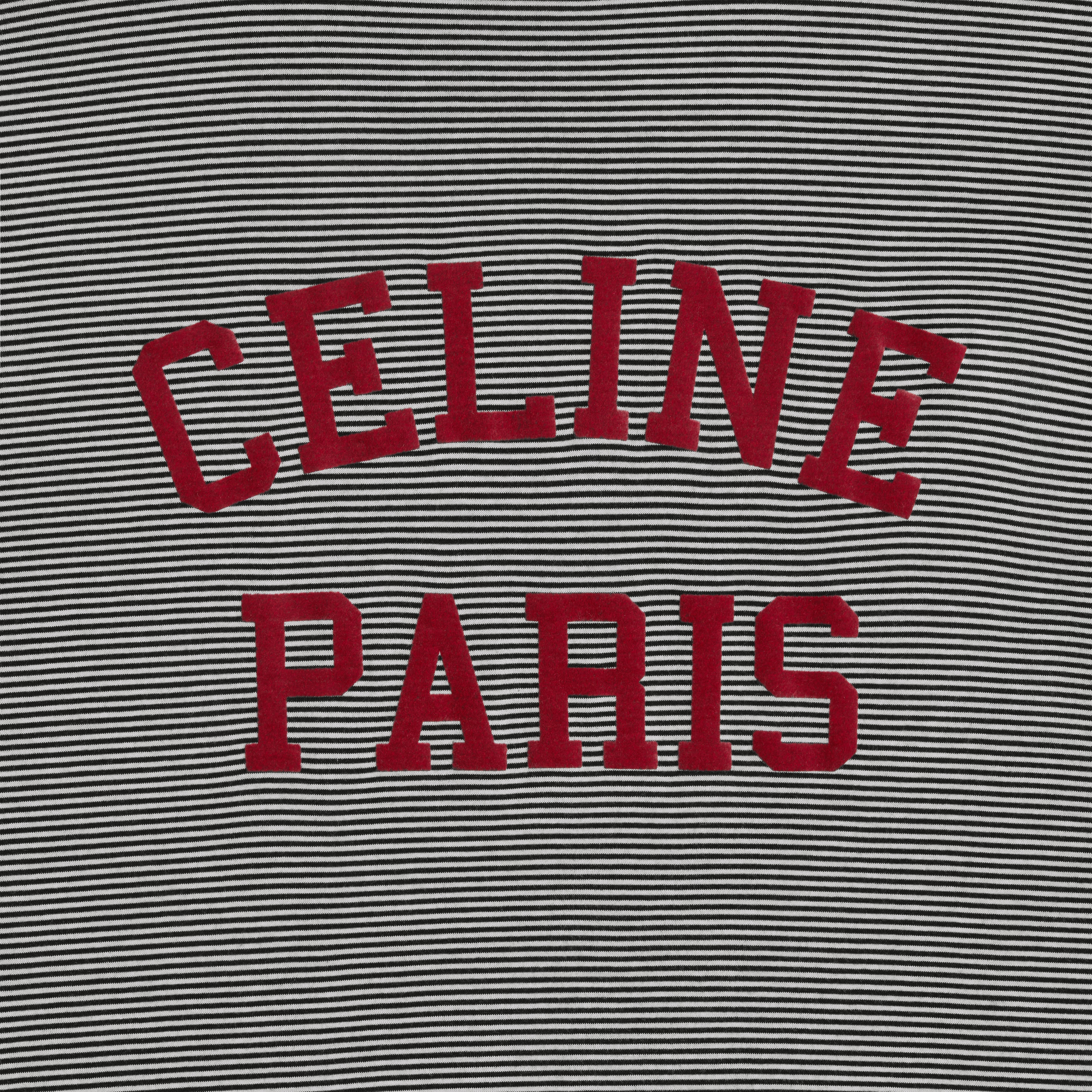 CELINE PARIS loose t-shirt in cotton jersey - 4