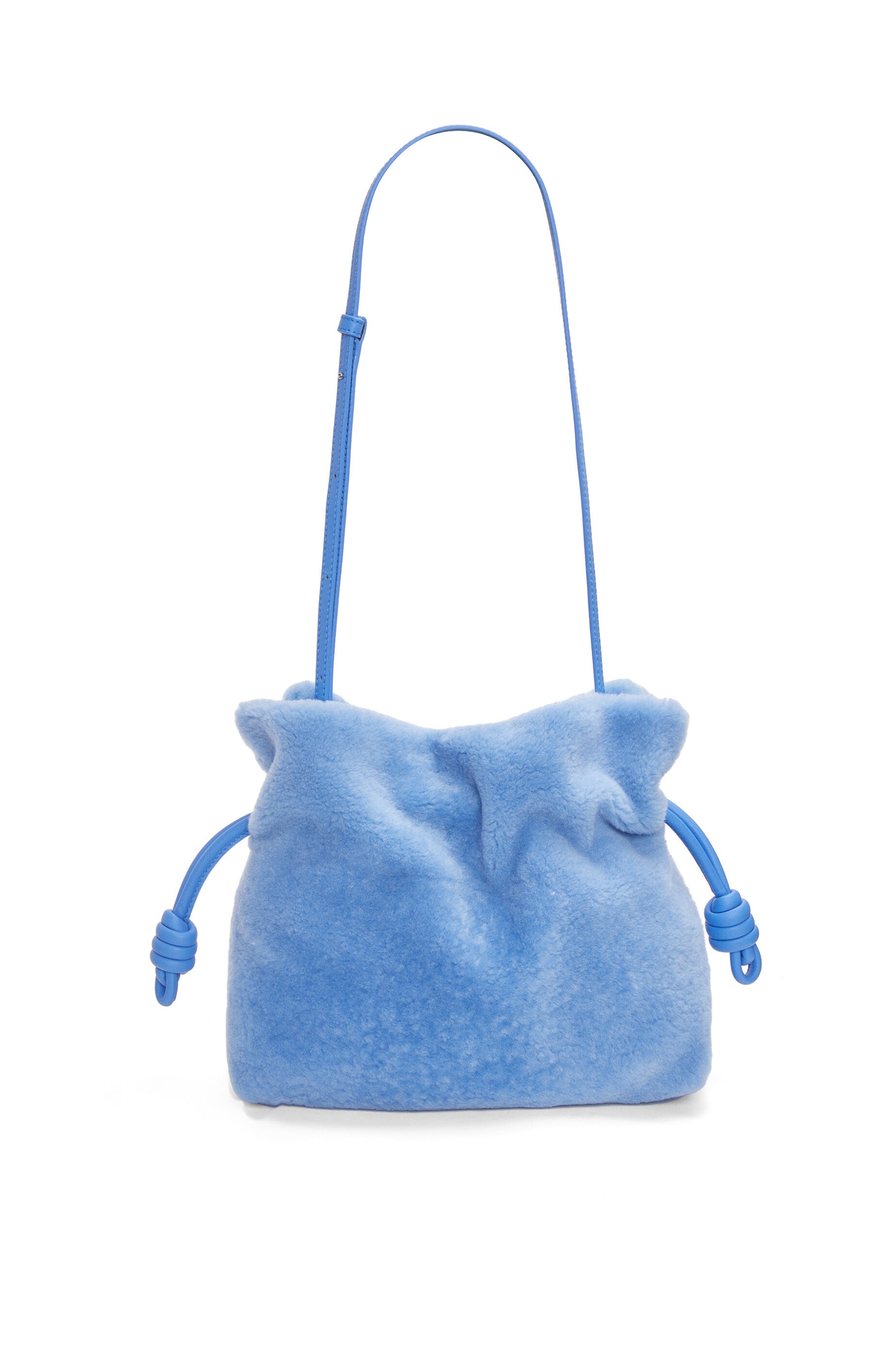 Flamenco clutch in shearling - 5