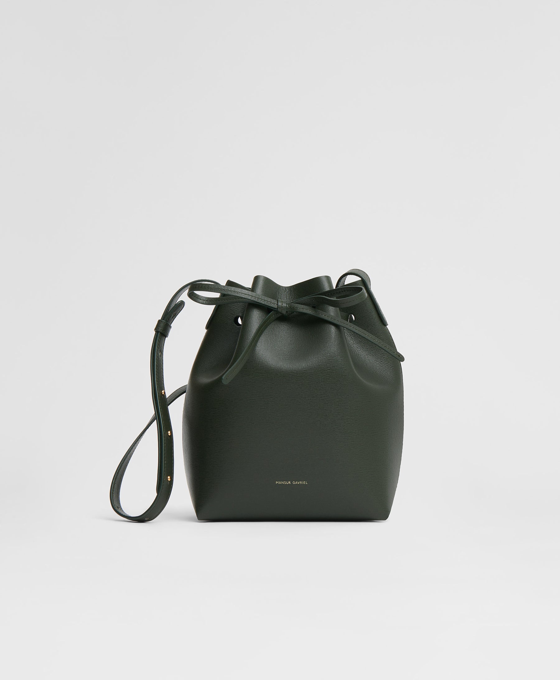 Mini saffiano leather bucket bag - Mansur Gavriel - Women