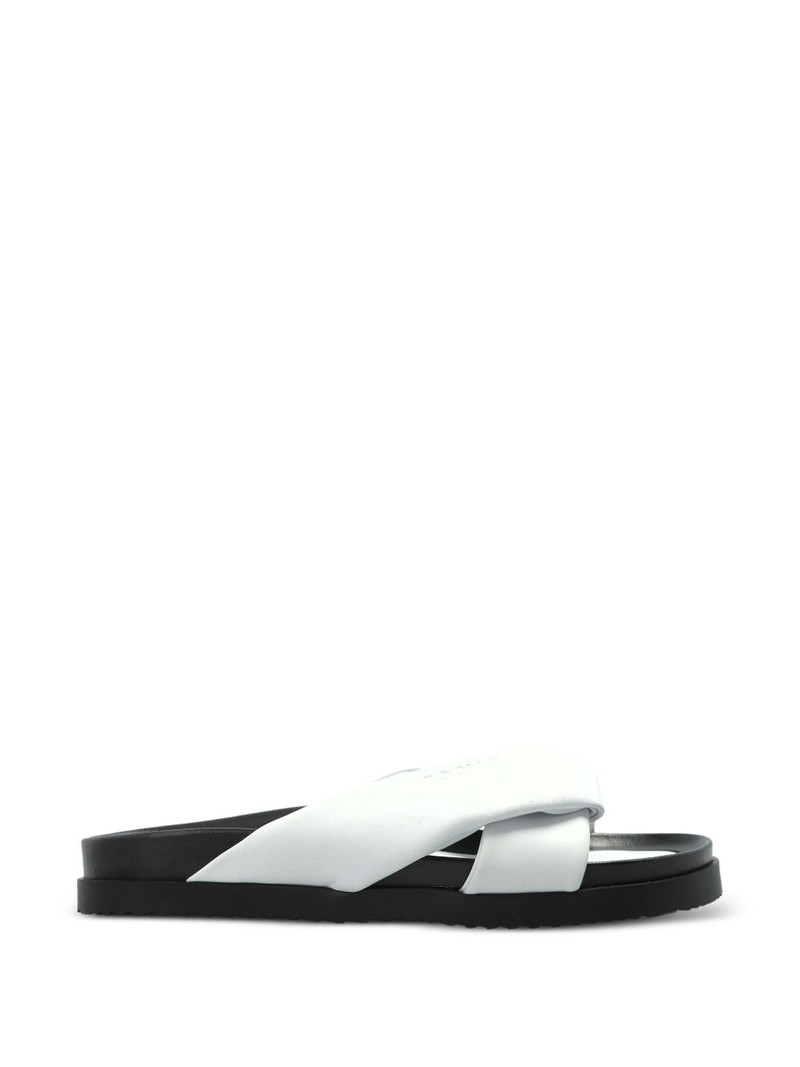 twisted leather sneakers 1