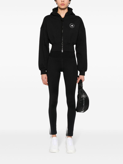 adidas logo-print hooded jacket outlook