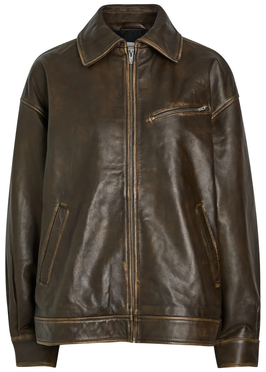 Reformation Veda Leather Jacket - 1