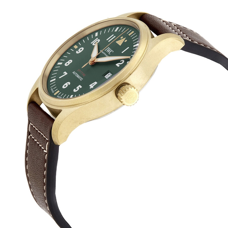 IWC Pilot Spitfire Automatic Green Dial Men's Watch IW326802 - 2