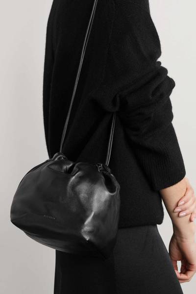 Jil Sander Gathered leather bucket bag outlook