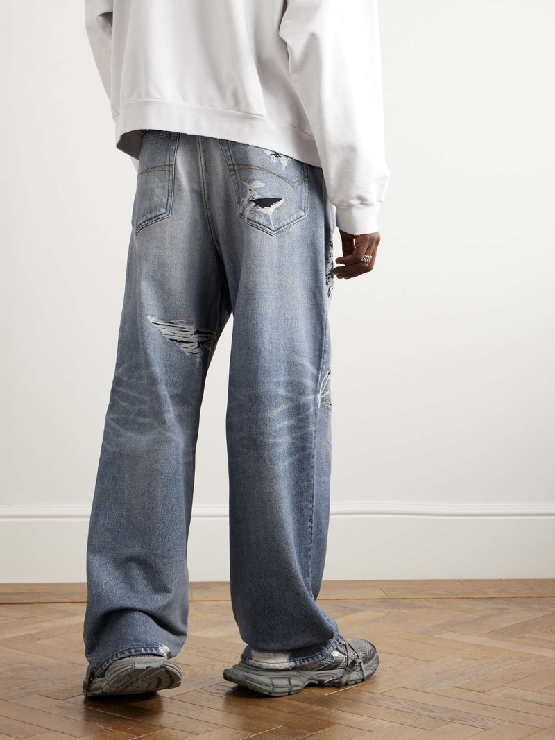 Trompe L'oeil Cotton-Molleton Trousers 4