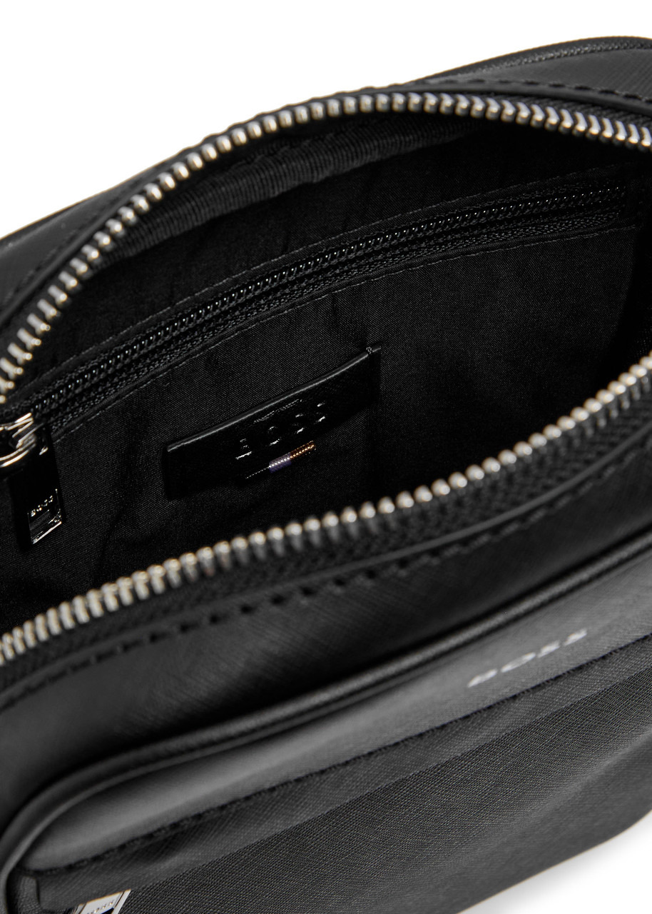 Boss Logo Saffiano Leather Cross-body bag - 4