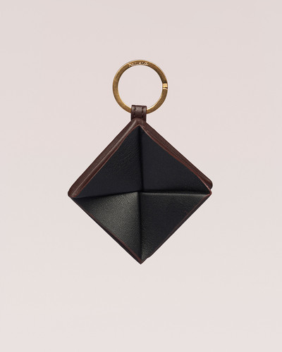 Nanushka QUINN - Origami keychain - Dark brown/Black outlook