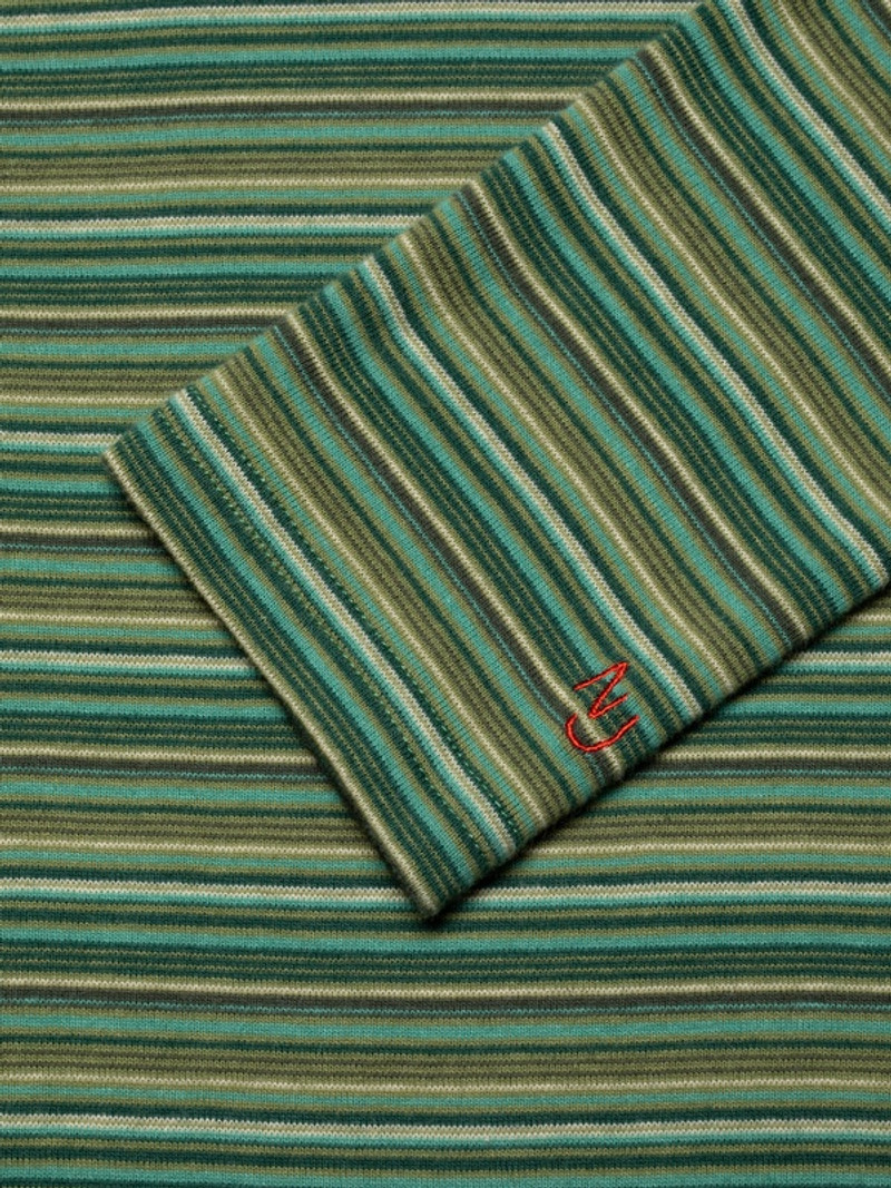 Jessy LS T-Shirt Striped Rib Multi 6