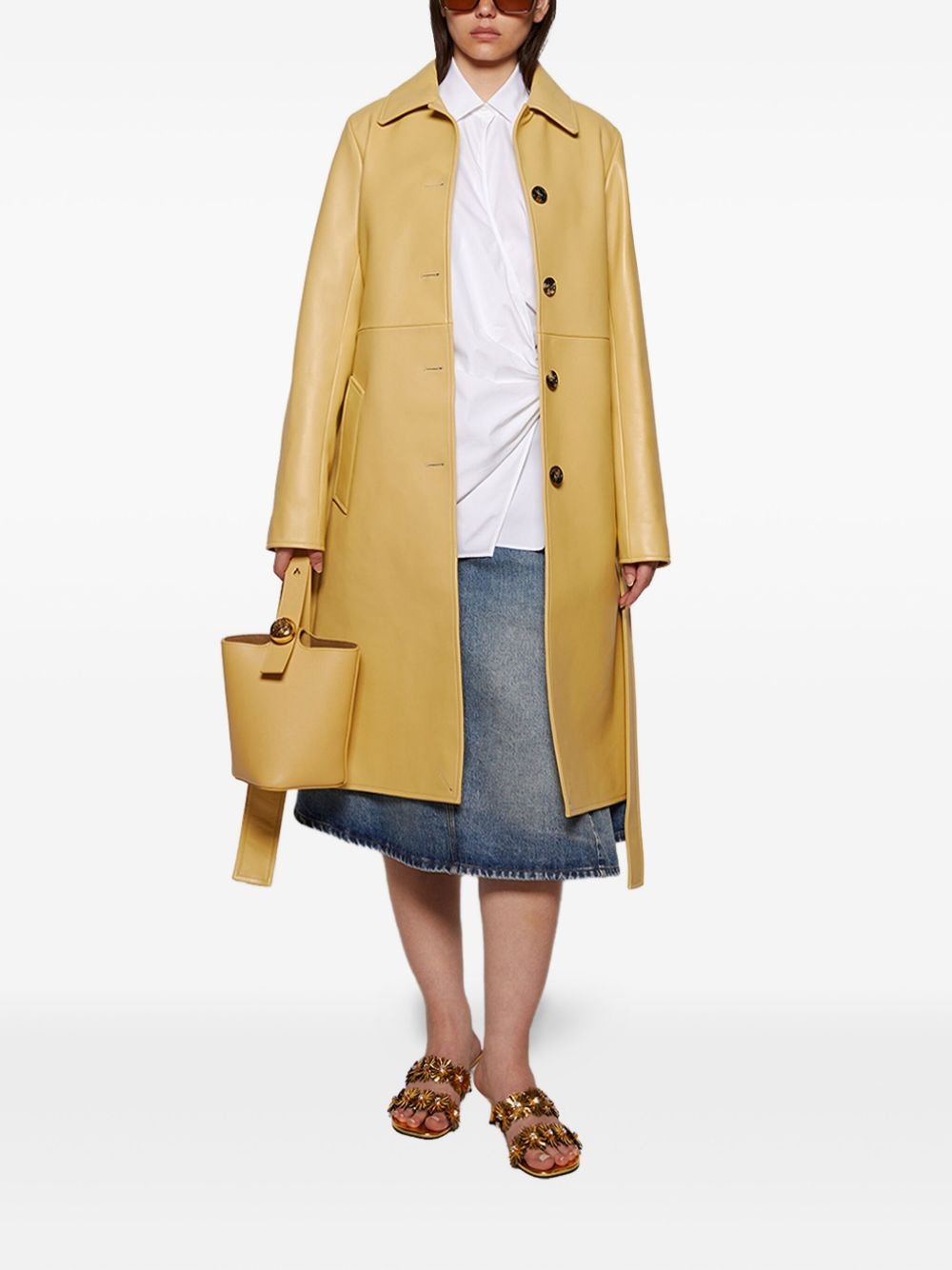 button-up coat - 2