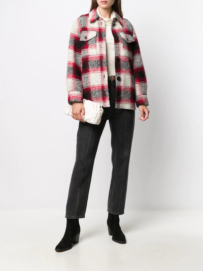 Isabel Marant Étoile Gaston plaid shirt jacket outlook