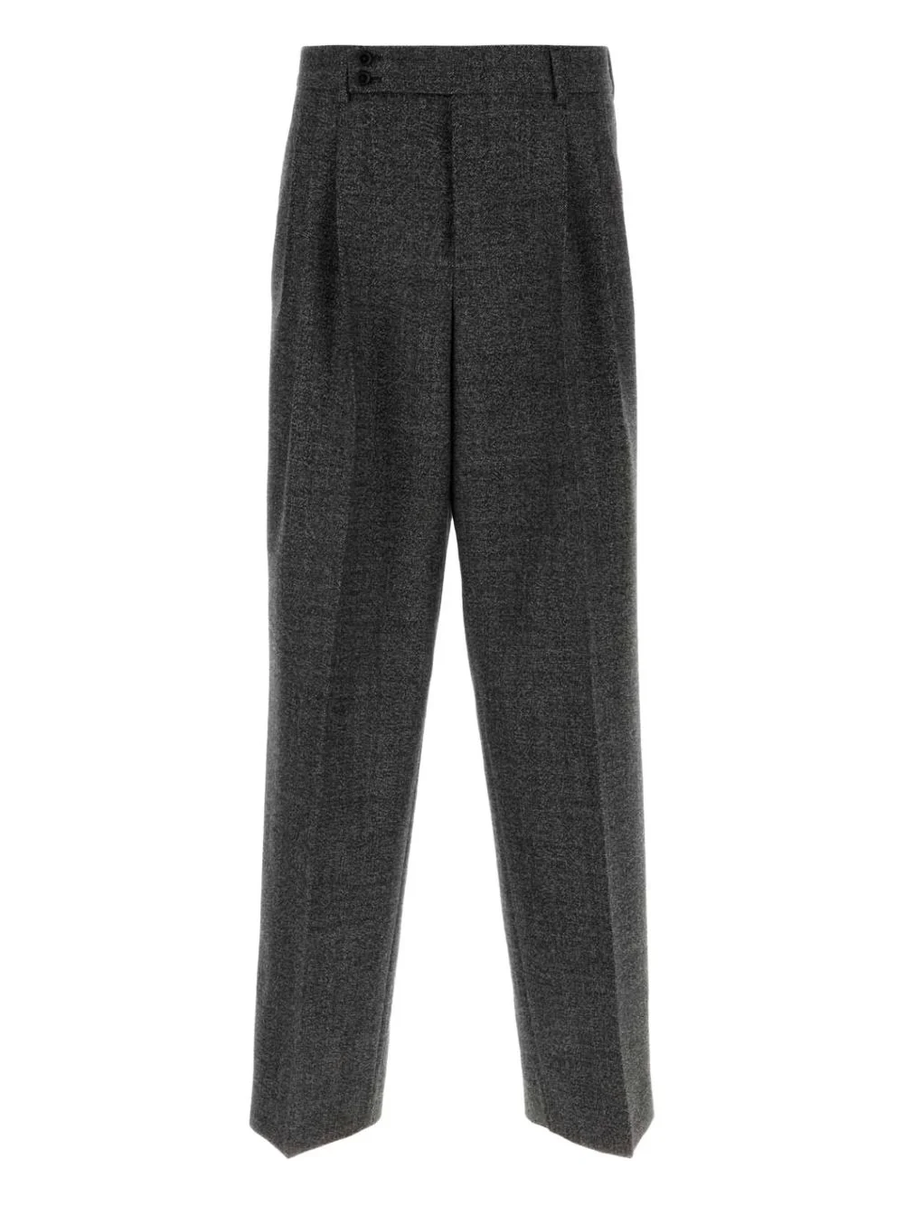 two-tone wool trousers - 1