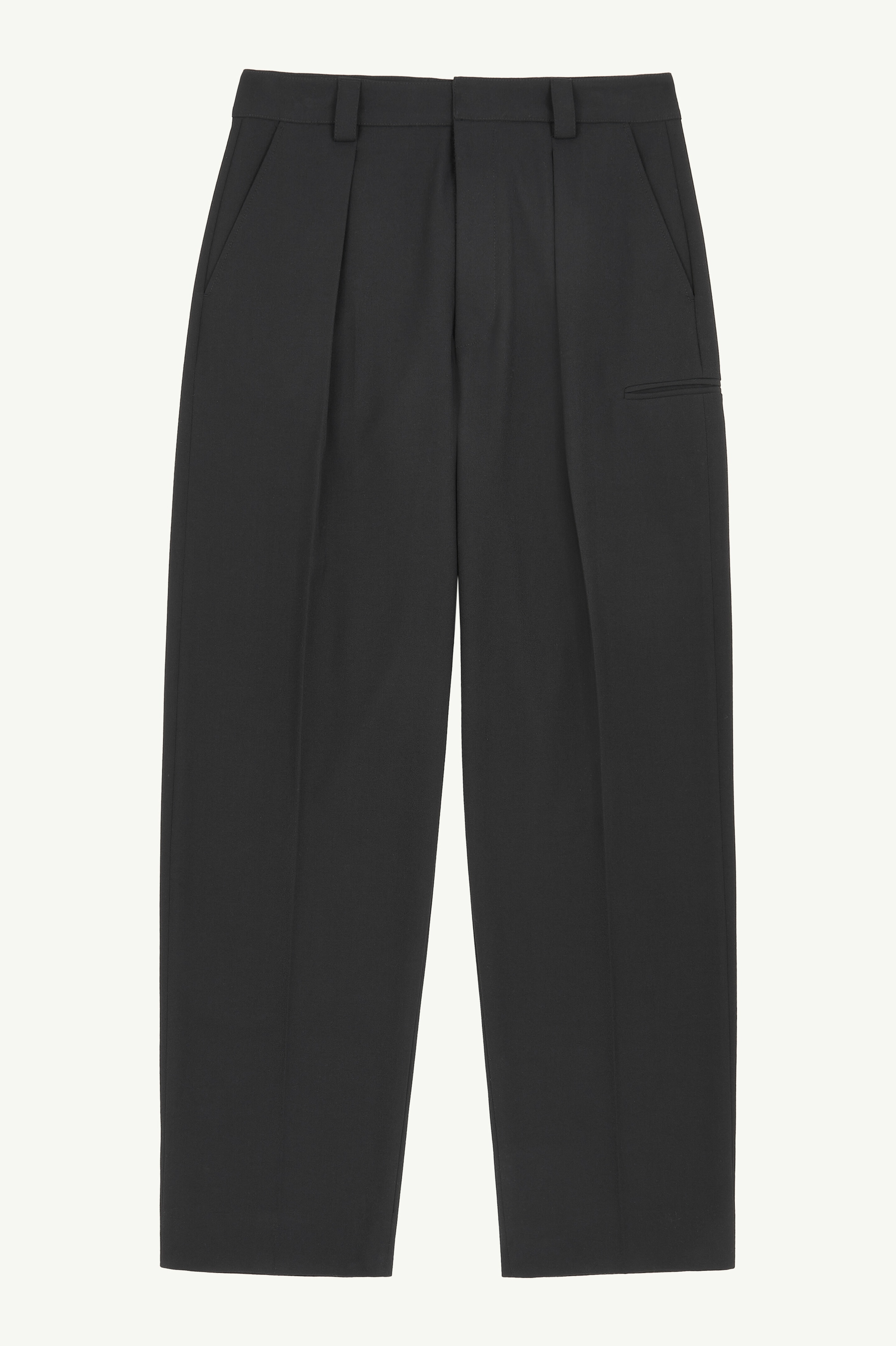 Light Fluid Gabardine Trousers - 1