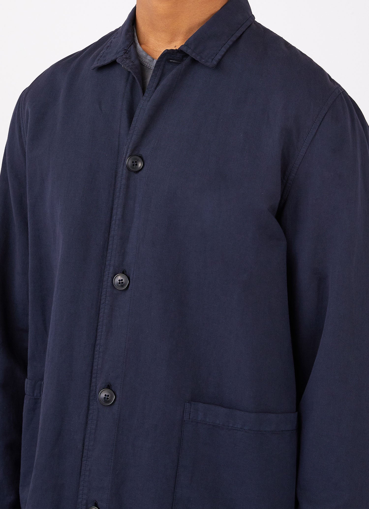Cotton Linen Twin Pocket Jacket - 5