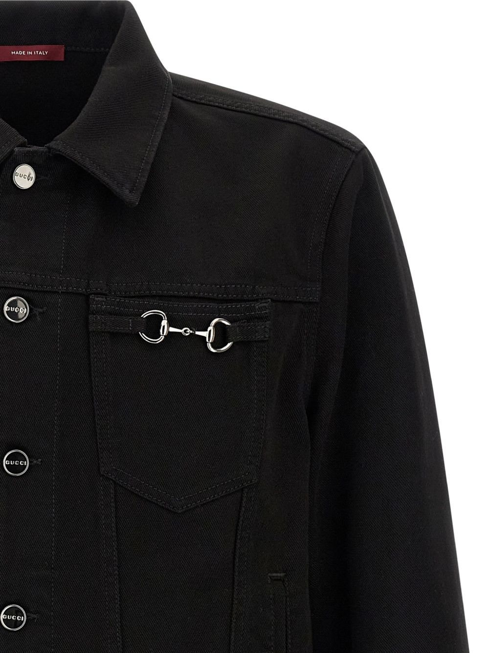 Horsebit denim jacket - 3