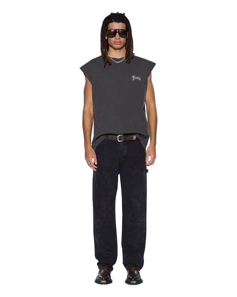 TRUCKSTOP EKCESS CUTOFF FADED BLACK 3