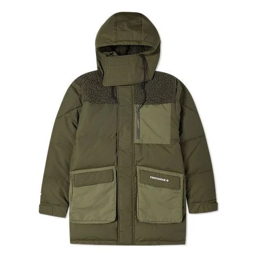 Converse Premium Mid Down Jacket 'Cargo Khaki' 10021971-A02 - 1