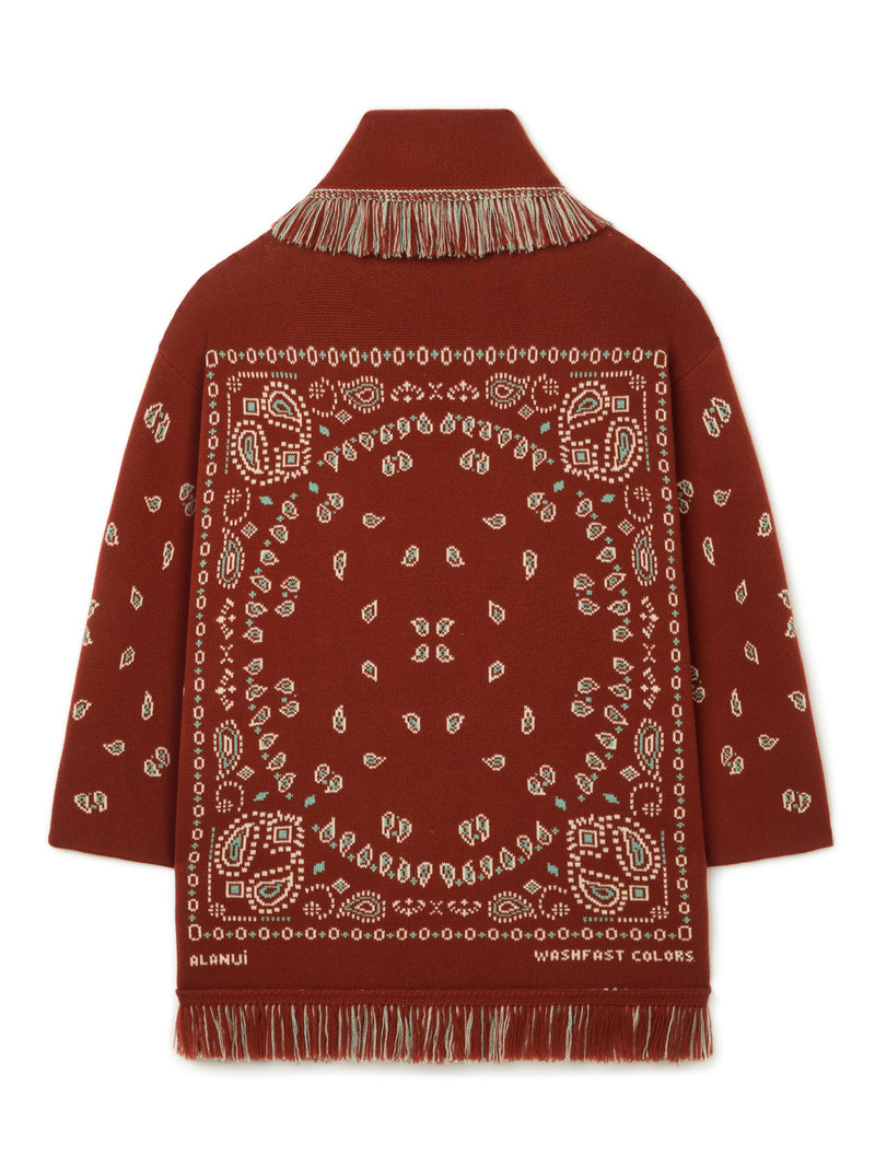 Bandana Jacquard Cardigan 3