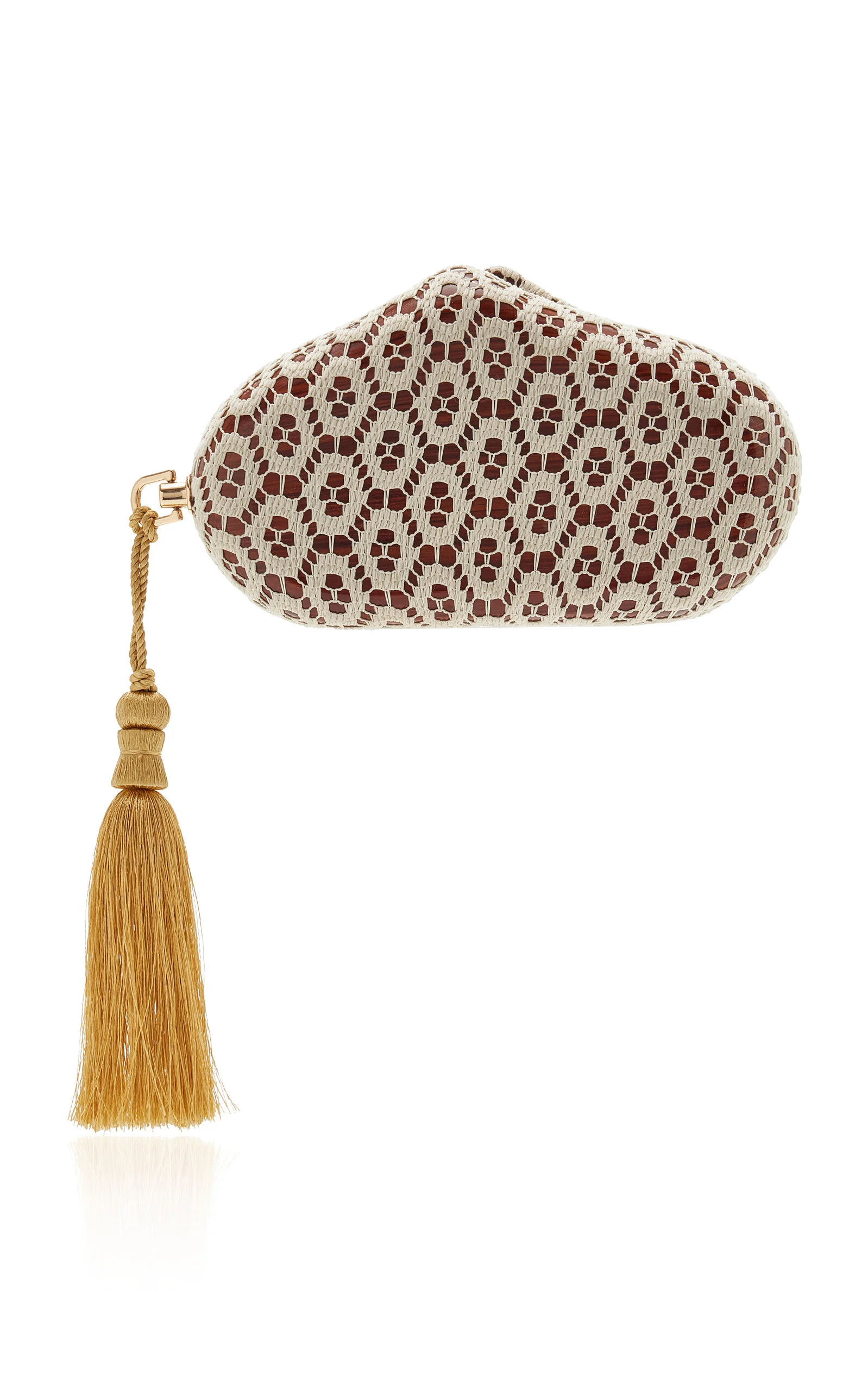 Exclusive La Isla Marlies Crocheted Clutch neutral - 1