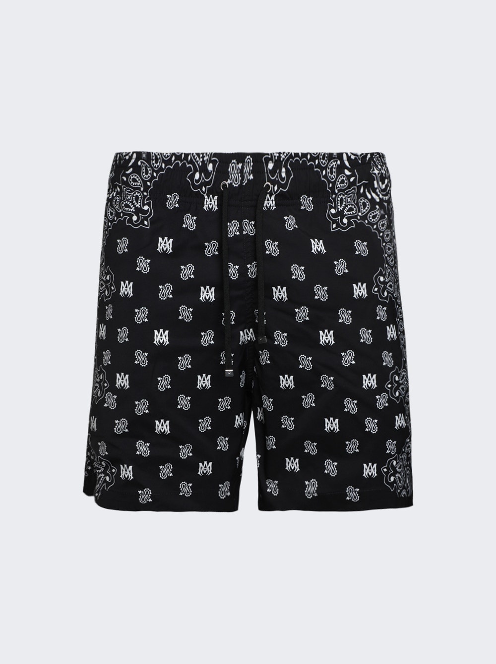 Bandana Paisley Swim Shorts Black - 1