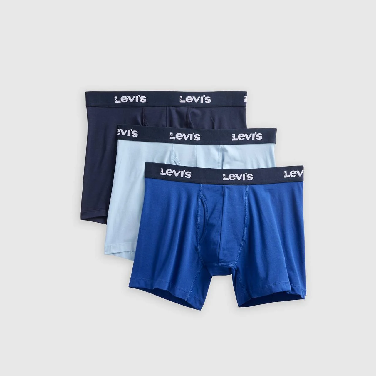 SOLID BASIC BOXER BRIEFS (3-PACK) - 1