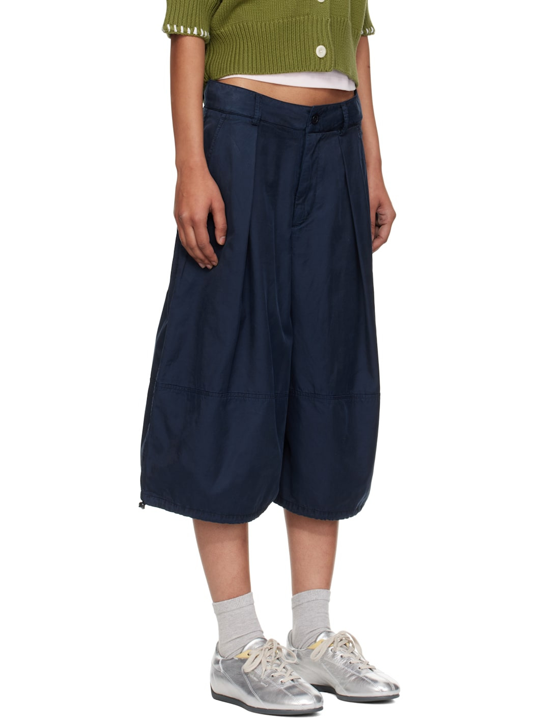 Navy Salba Shorts - 2
