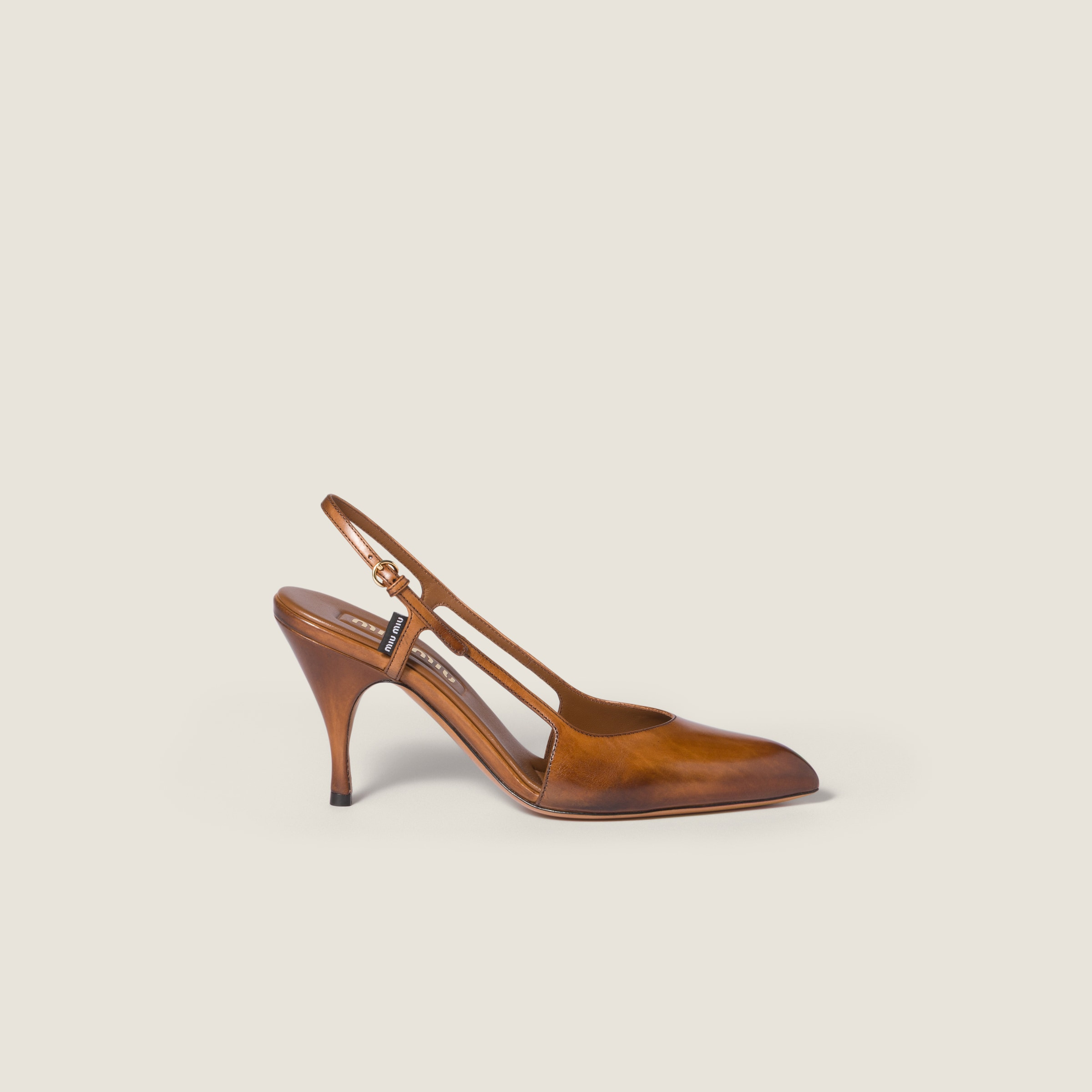 Leather slingback pumps - 2