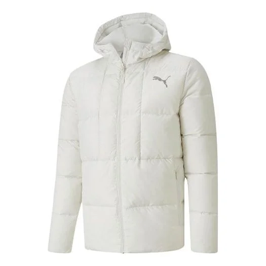 PUMA Essentials Down Jacket 'White Grey' 585534-05 - 1