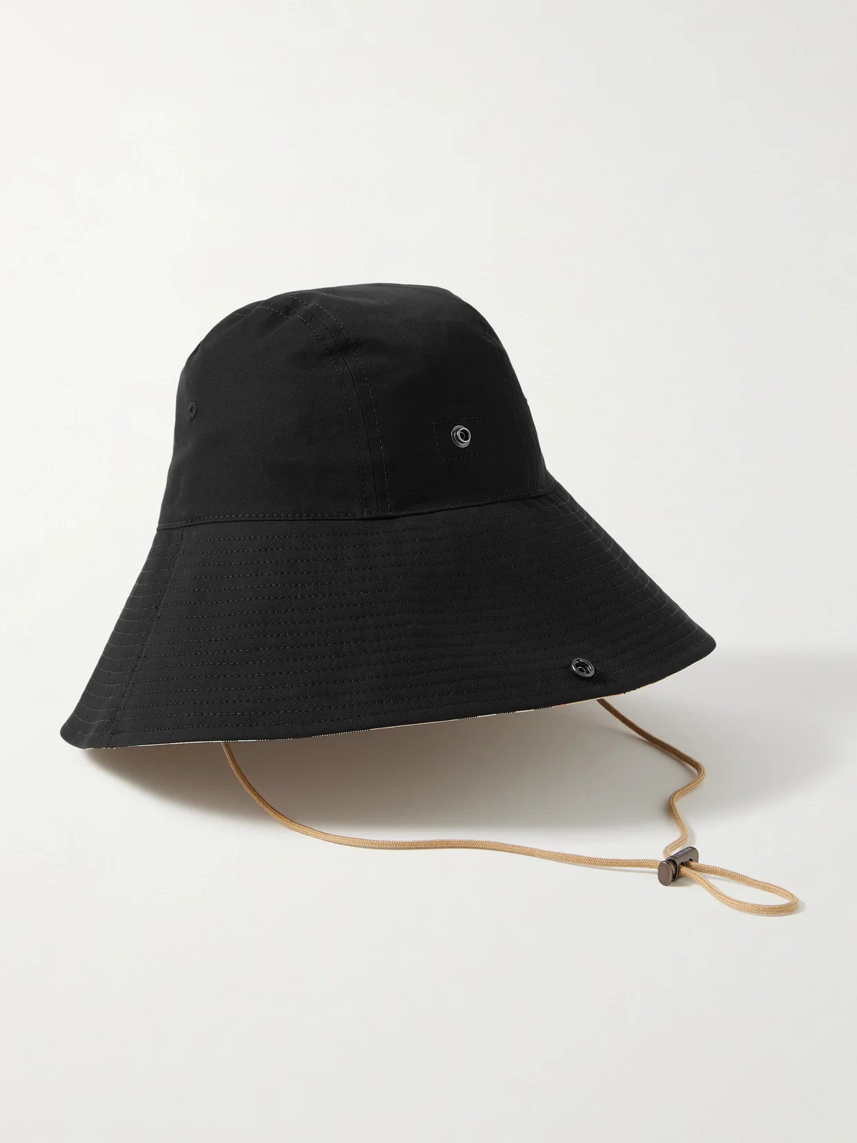 Cotton-gabardine Bucket Hat - 1