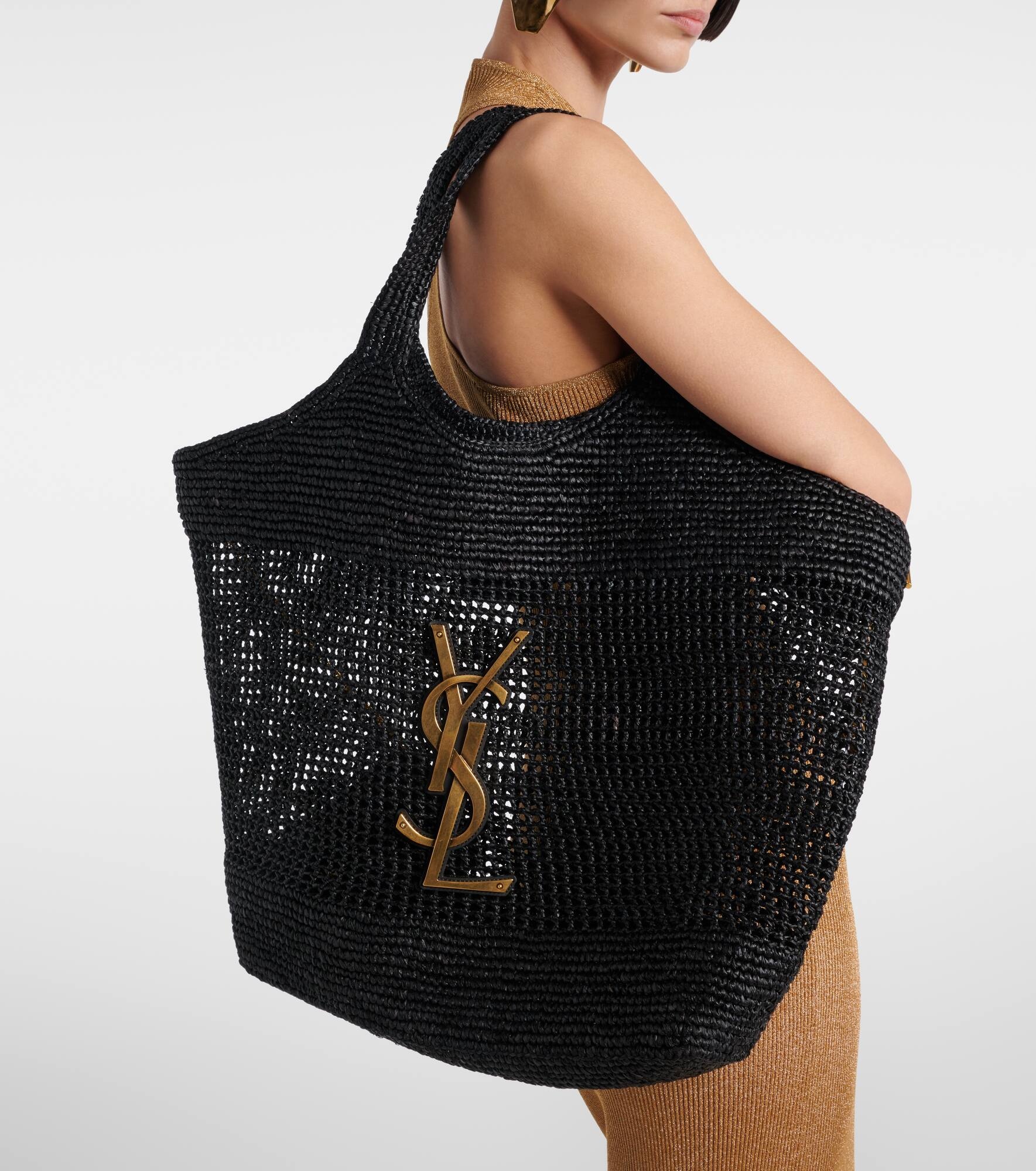Icare Cassandre Maxi crochet raffia tote bag - 2