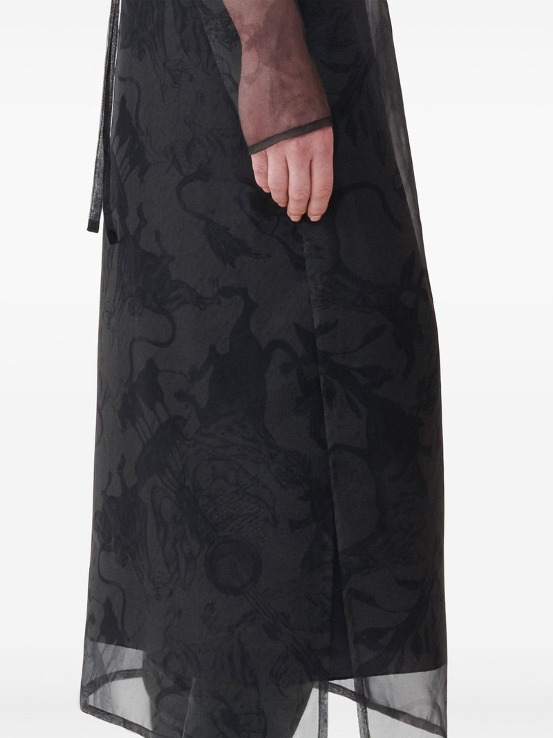 printed silk midi dress 4
