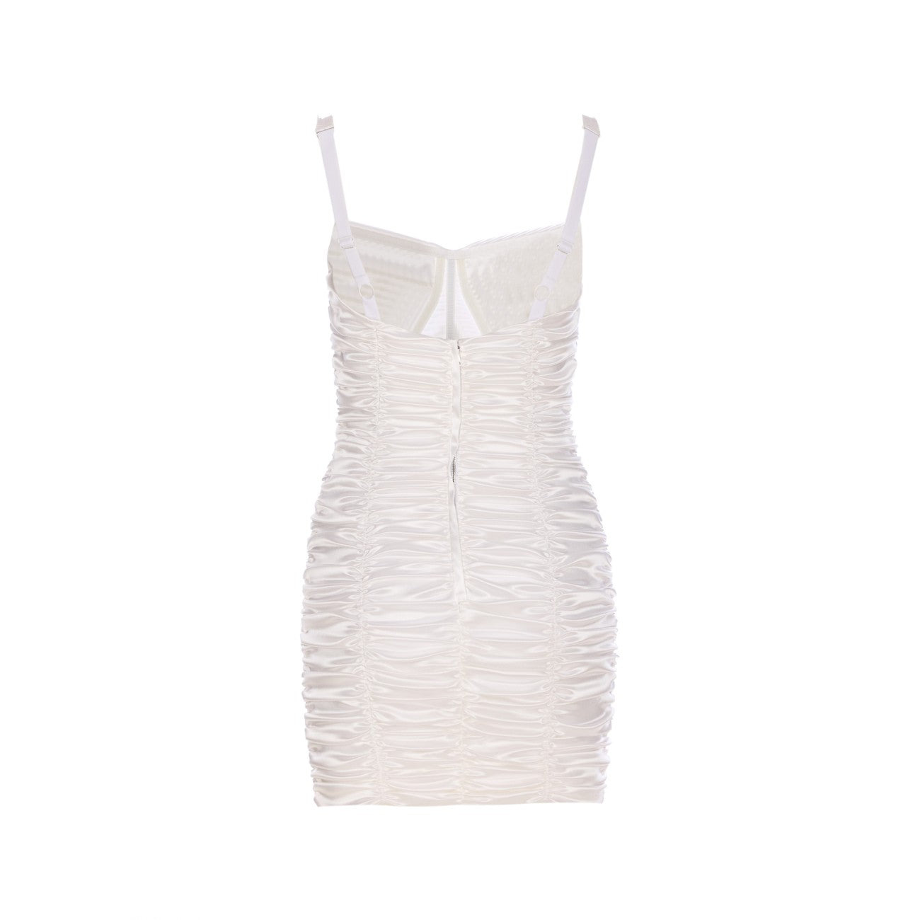 Dolce&Gabbana Women Mini Draped Satin Dress - 2