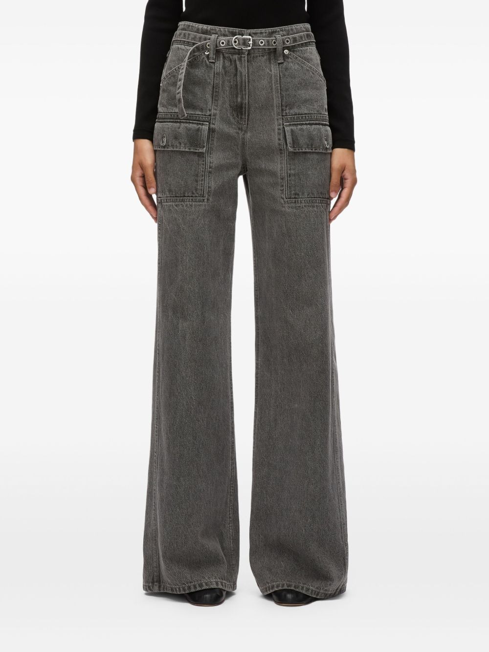 wide-leg jeans - 2