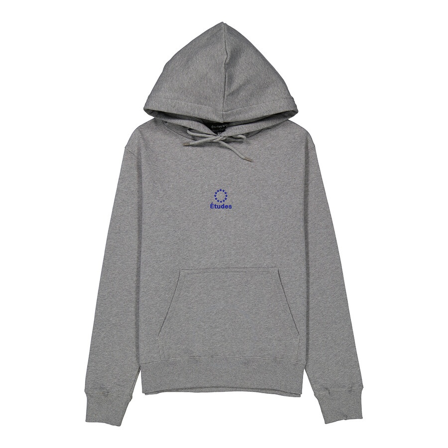 Etudes Men's Heather Grey Klien Logo Hoodie - 4