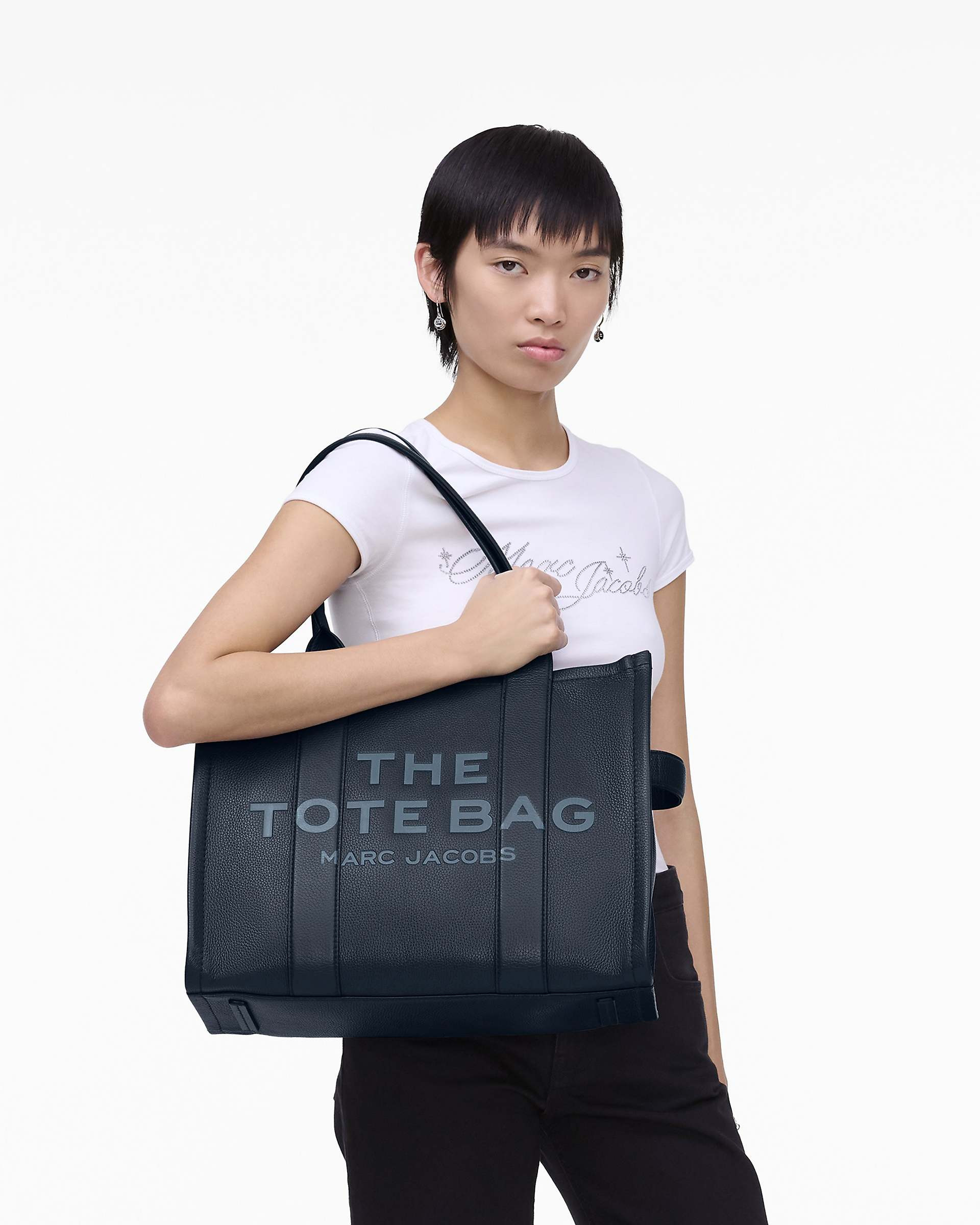 THE LEATHER LARGE TOTE BAG - 2