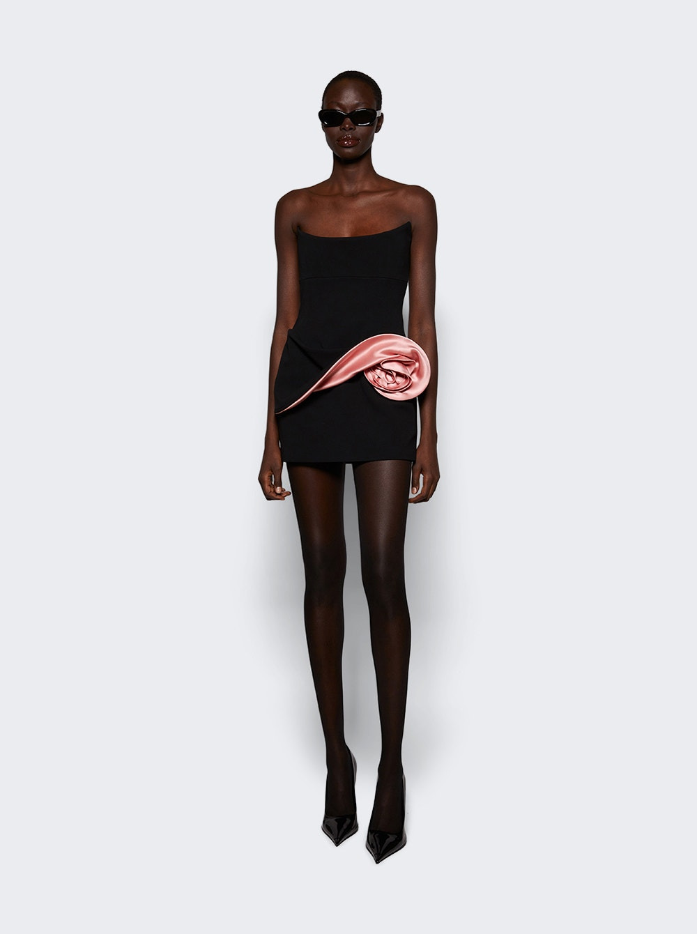 Bustier Mini Dress Black - 5