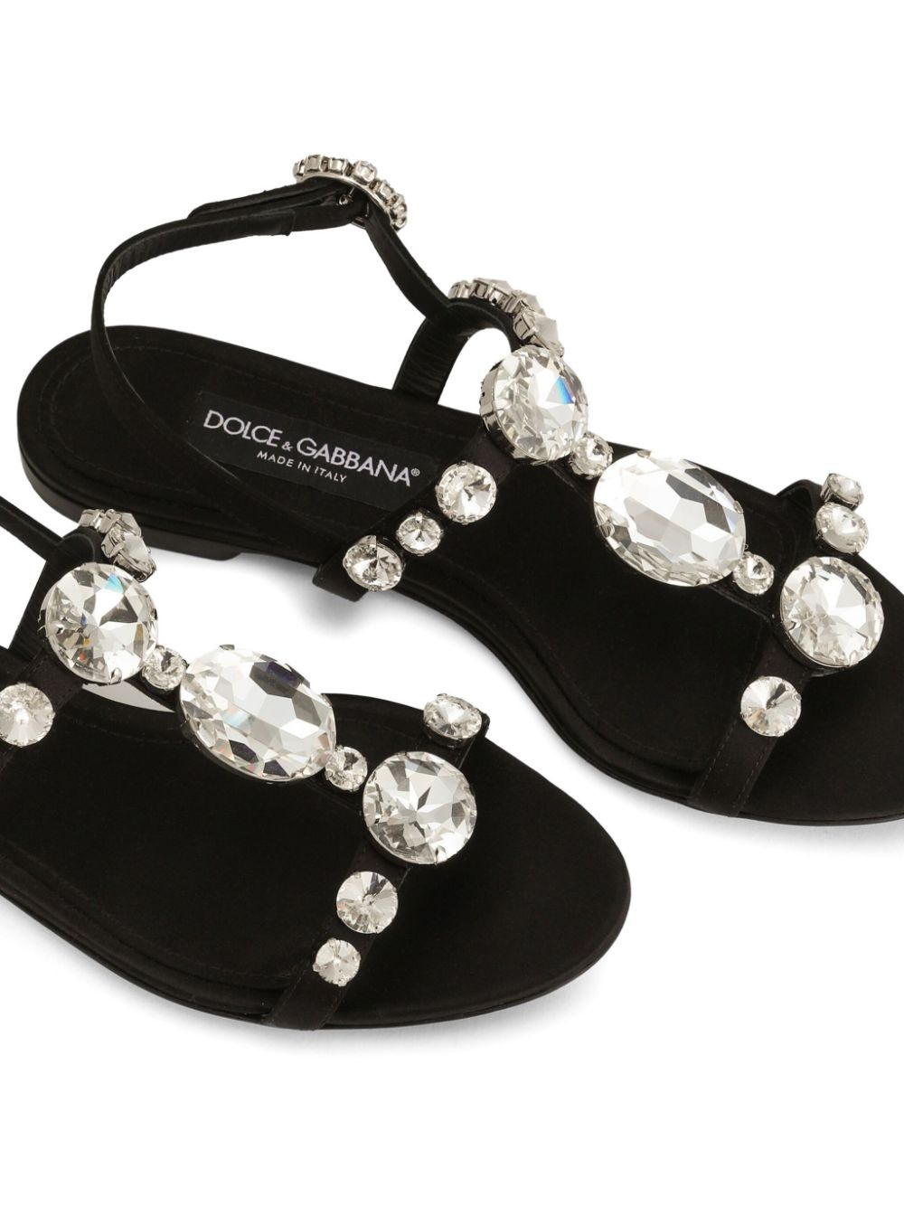 crystal-embellished sandals - 4