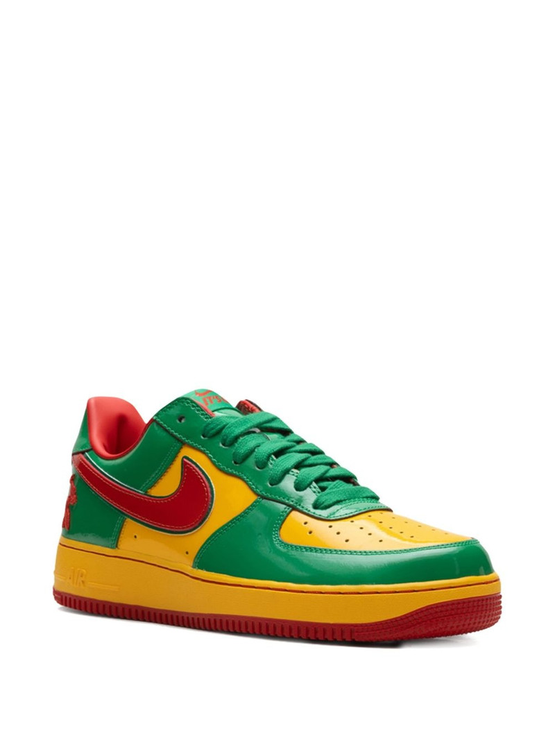 Nike x Lil Yachty Concrete Boys Air Force 1 Low "Lucky Green/Mystic Red" sneakers outlook