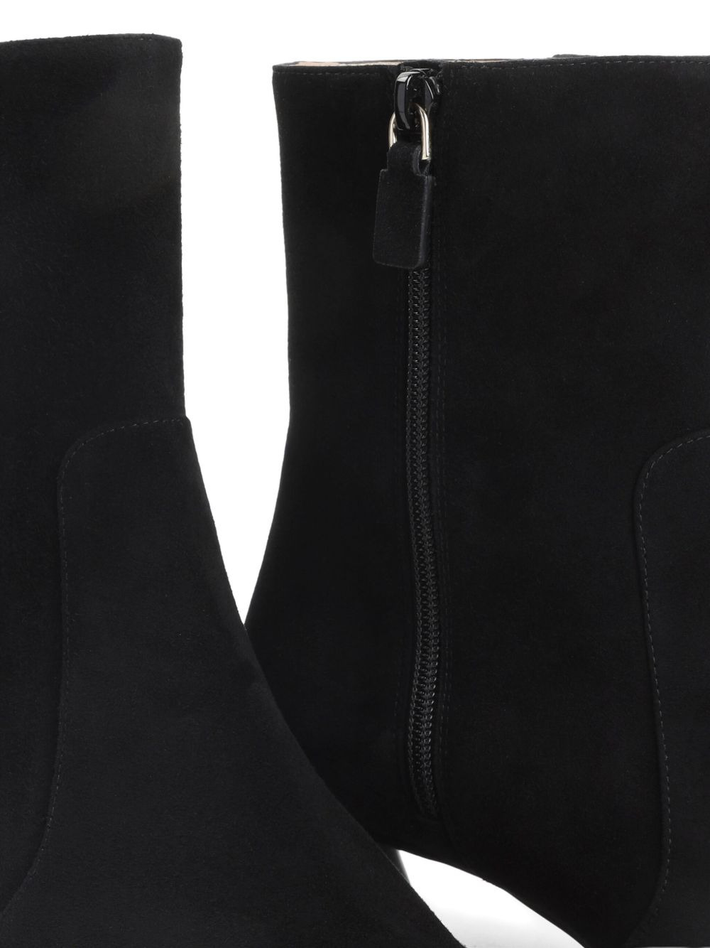 50mm suede zip-fastening boots - 4