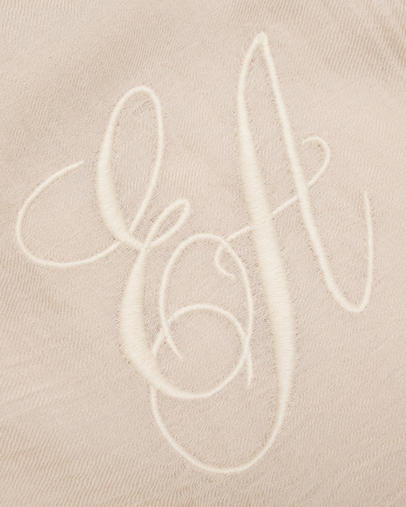 EMPORIO ARMANI OVERSIZED MODAL STOLE WITH EA SIGNATURE EMBROIDERY outlook