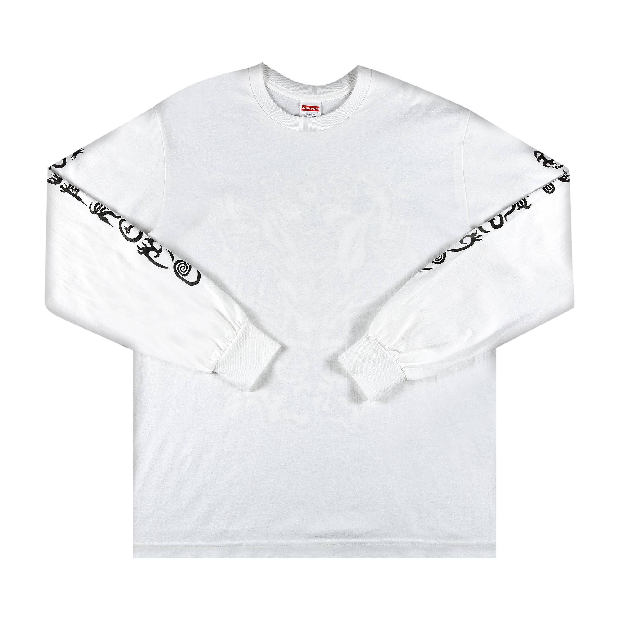 Supreme Clayton Patterson Long-Sleeve Tee 'White'