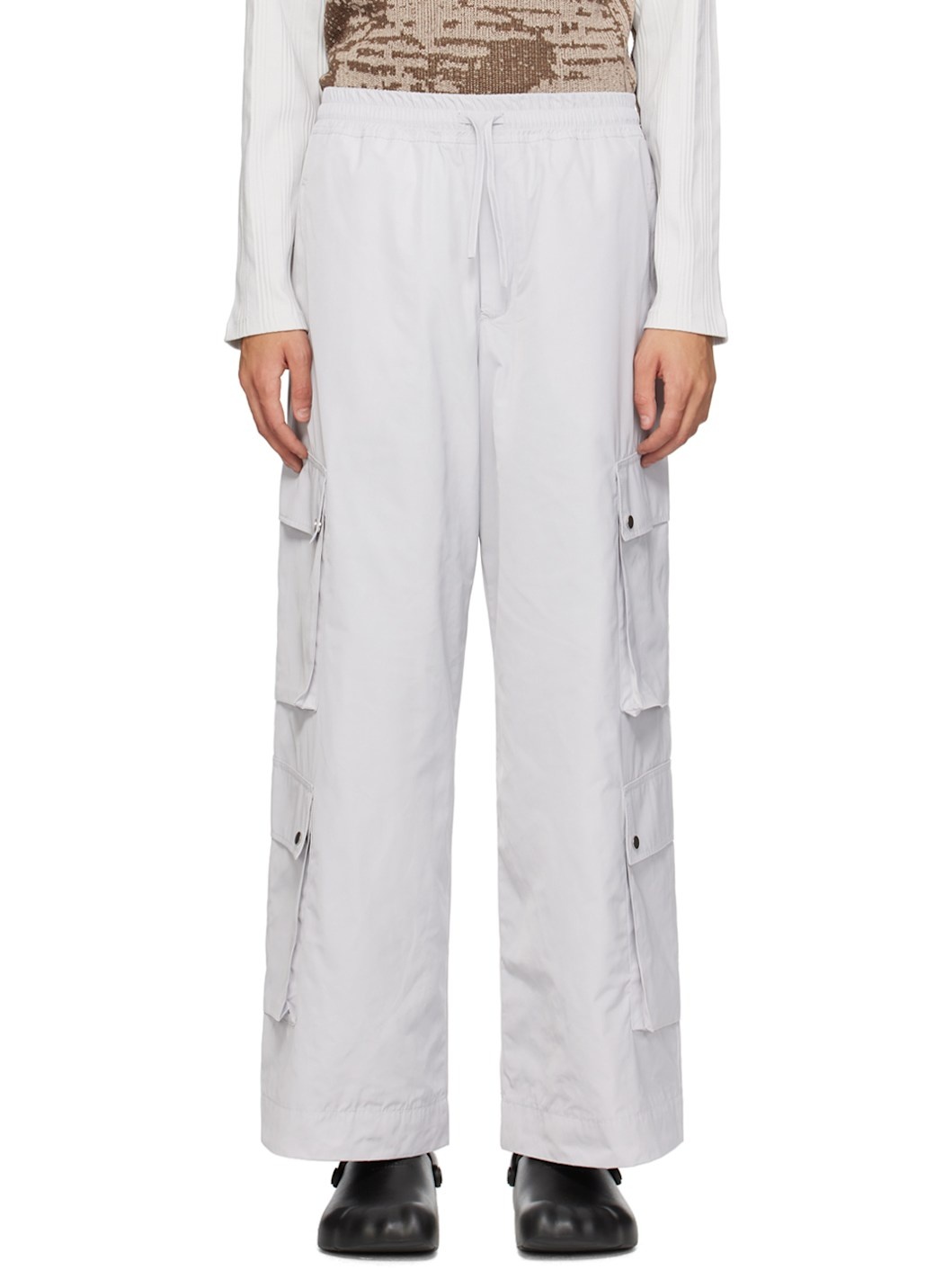 SSENSE Exclusive Gray Cargo Pants - 1