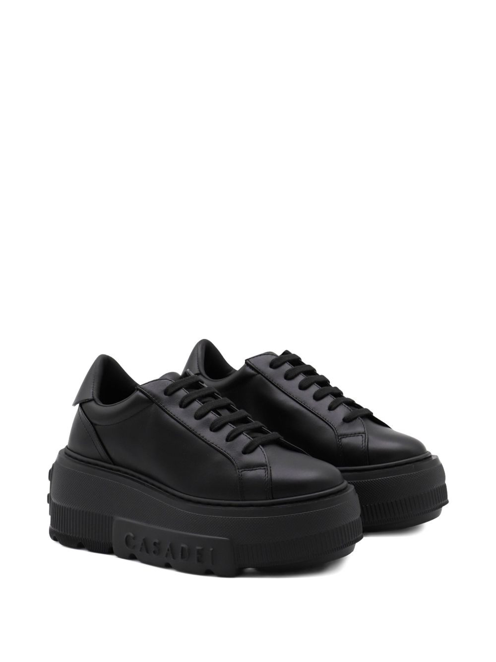 platform lace-up sneakers - 2